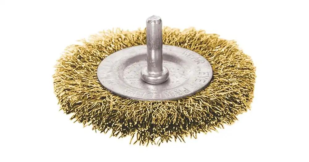 EXTOL Messing geplateerde cirkelborstel, diameter 63 mm 17053 | Premiumkwaliteit