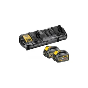 Nieuwe release - DeWALT Flexvolt lader + 2x Flexvolt accu 54 V DCB132T2