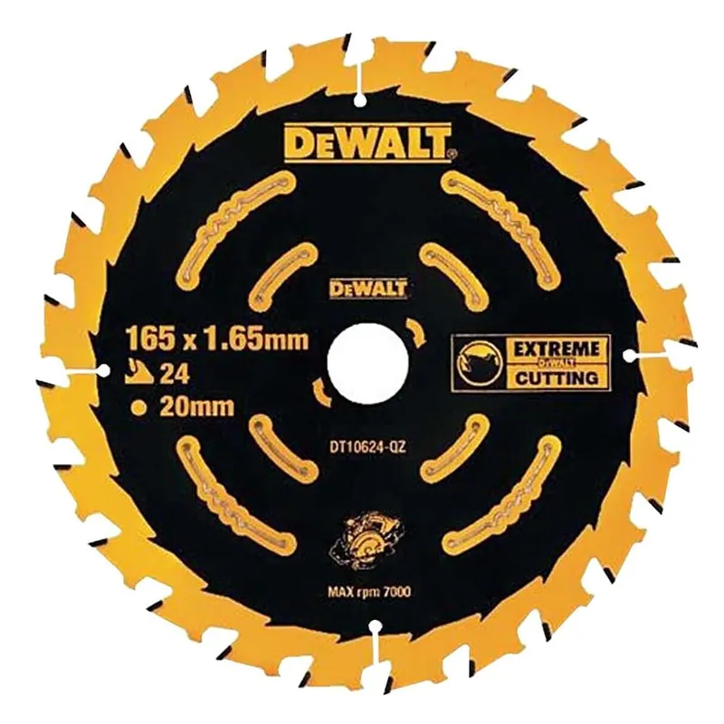 Profiteer nu - DeWALT DT10624 cirkelzaagblad 165 x 20 mm 24T