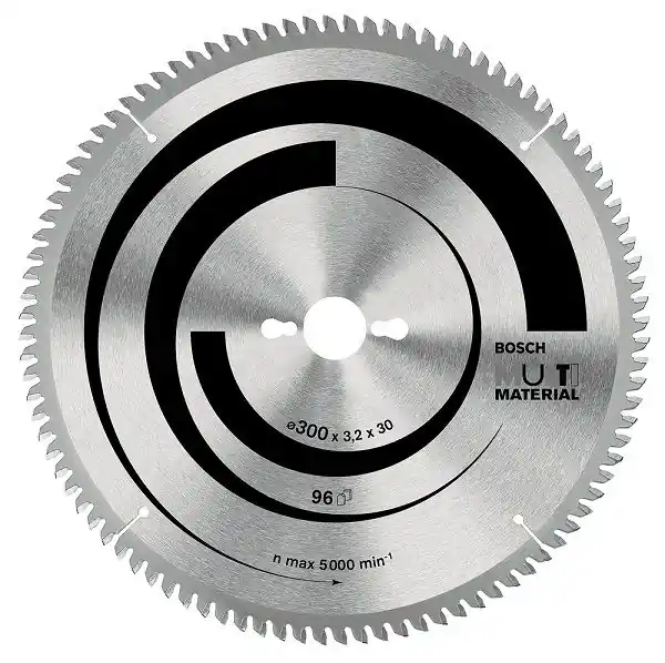 Bosch 2608640451 cirkelzaagblad 254 mm 96T multi material - Nieuw gelanceerd
