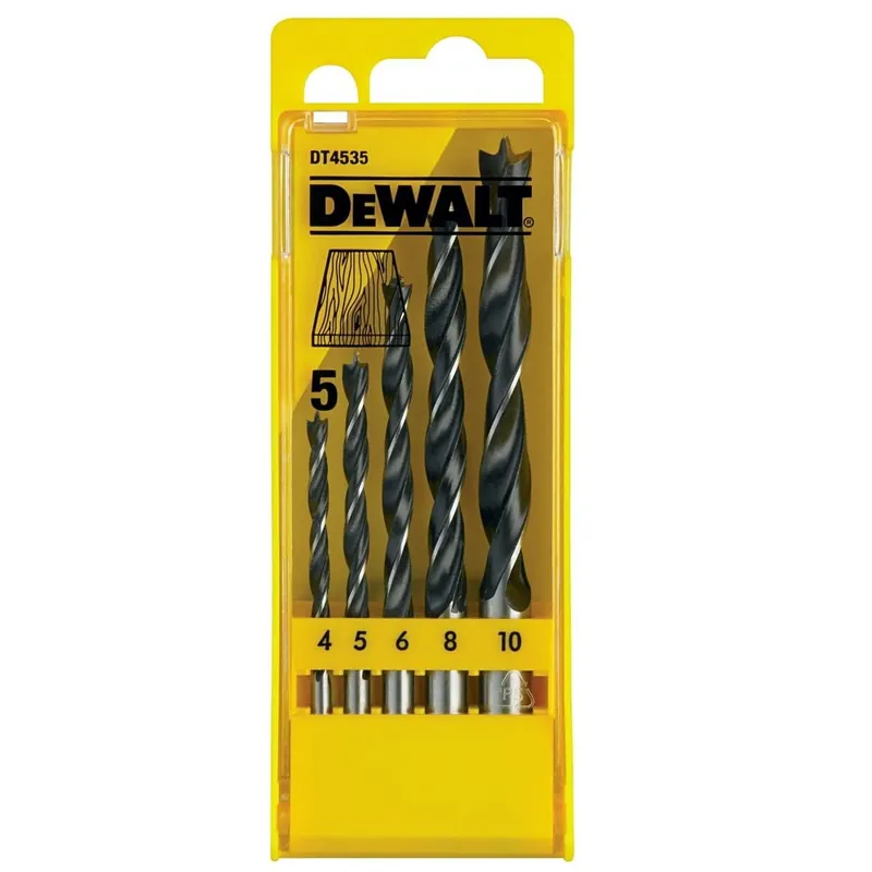 Beste prijs - DeWALT DT4535 borenset 5-delig hout met centreerpunt