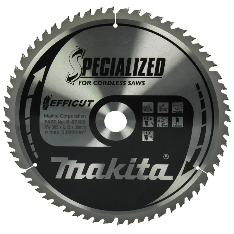 Makita B-67309 Afkortzaagblad Hout - Bestel nu