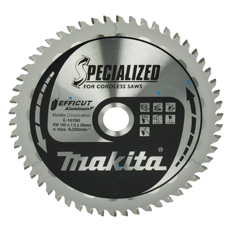 Bespaar nu - Makita E-16760 Afkort- en cirkelzaagblad Aluminium