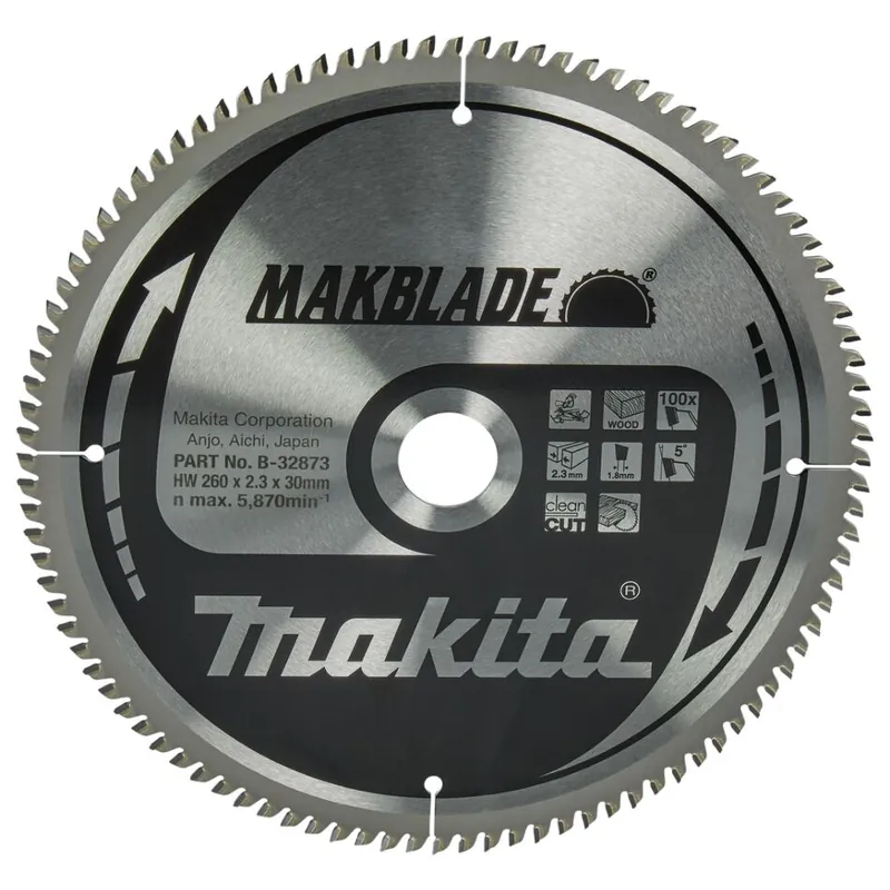 Makita B-32873 Afkortzaagblad Hout - Prijsverlaging