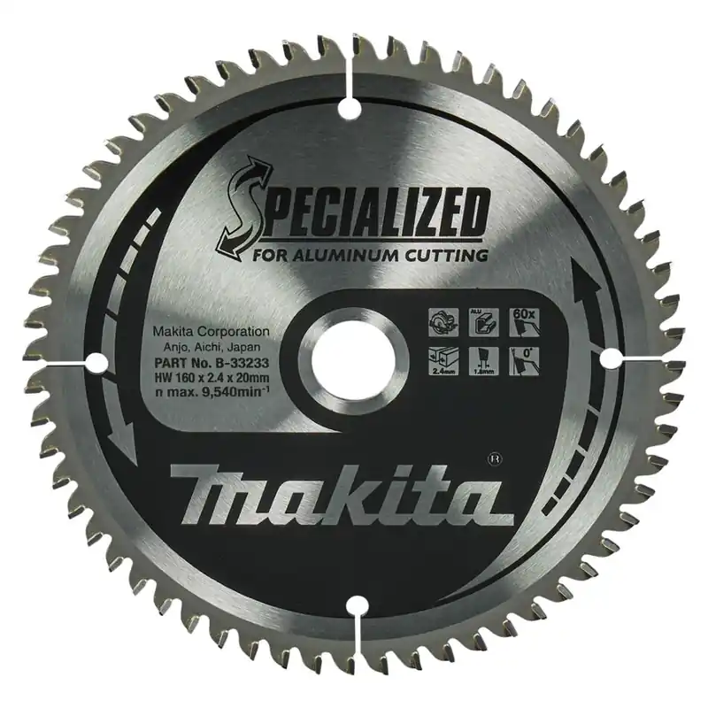 Makita B-33233 Cirkelzaagblad Aluminium - Net gelanceerd