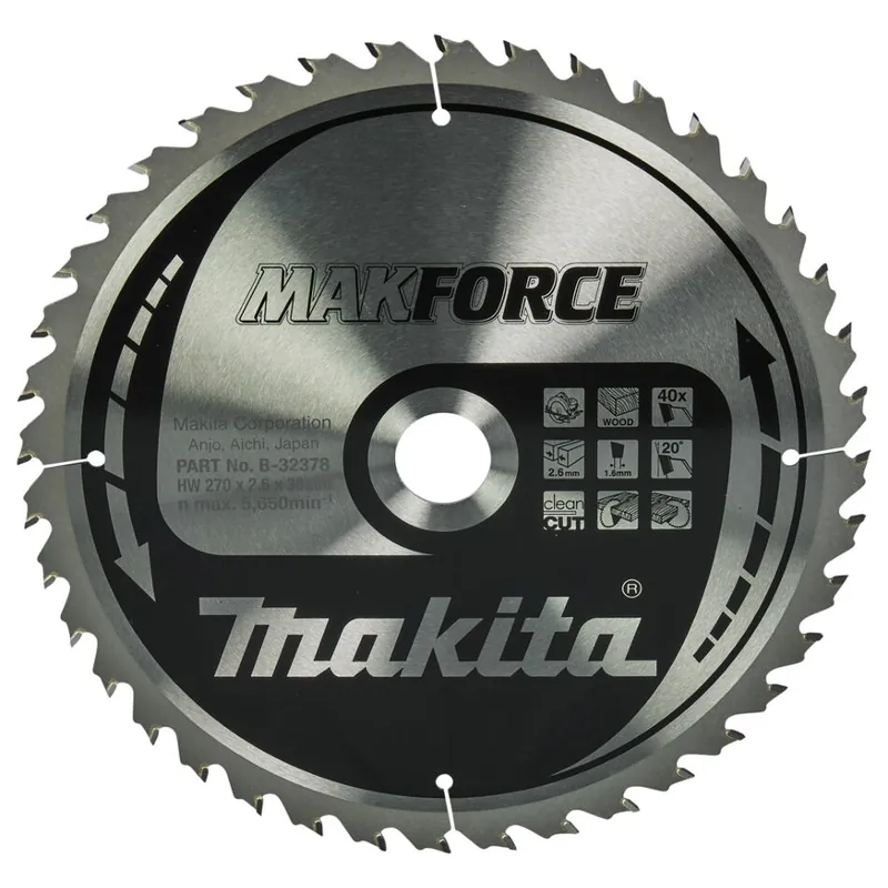 Online bestellen | Makita B-32378 Cirkelzaagblad Hout