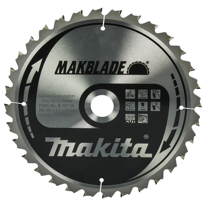 Lage prijs - Makita B-32736 Afkortzaagblad Hout