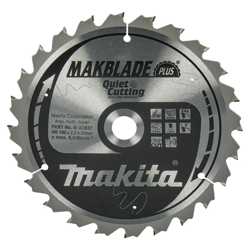 Slechts tijdelijk | Makita B-32437 Afkortzaagblad Hout