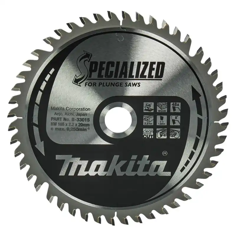makita B-33015 Invalcirkelzaagblad hout - Direct kopen