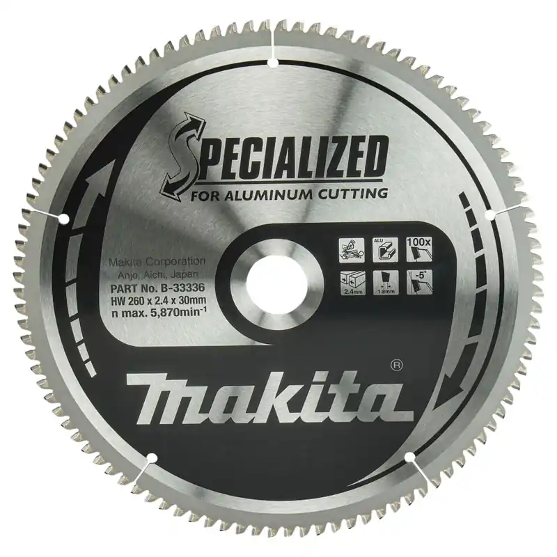 Veel gekozen | makita B-33336 Afkortzaagblad Aluminium