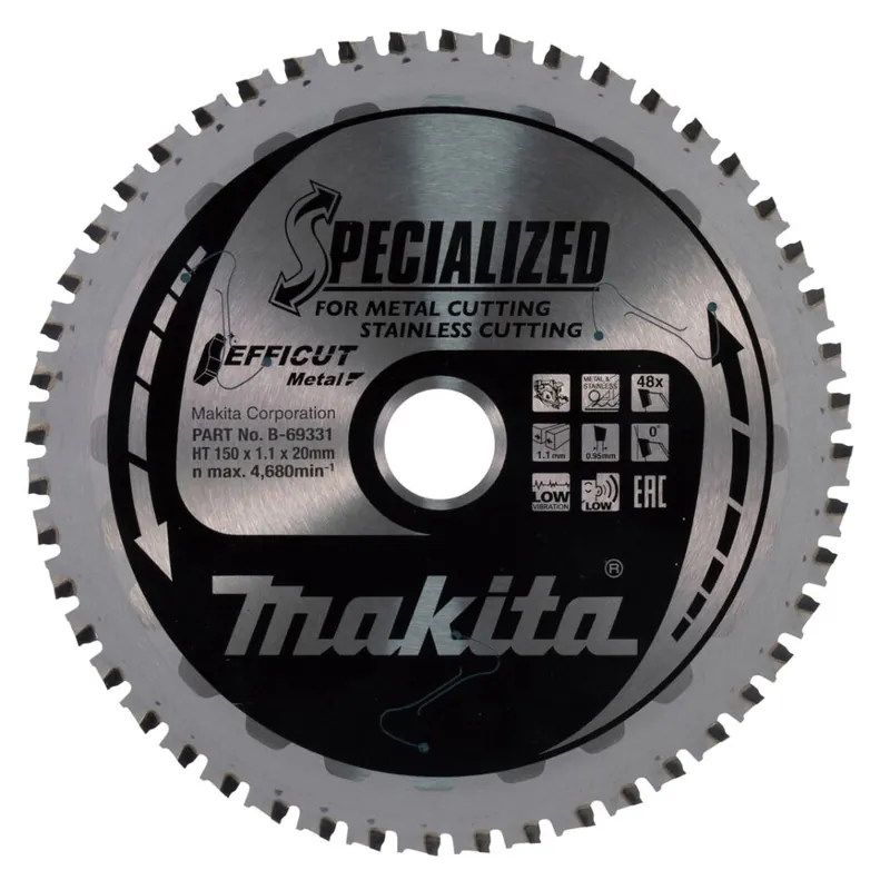 Populair - Makita B-69331 Cirkelzaagblad RVS/staal