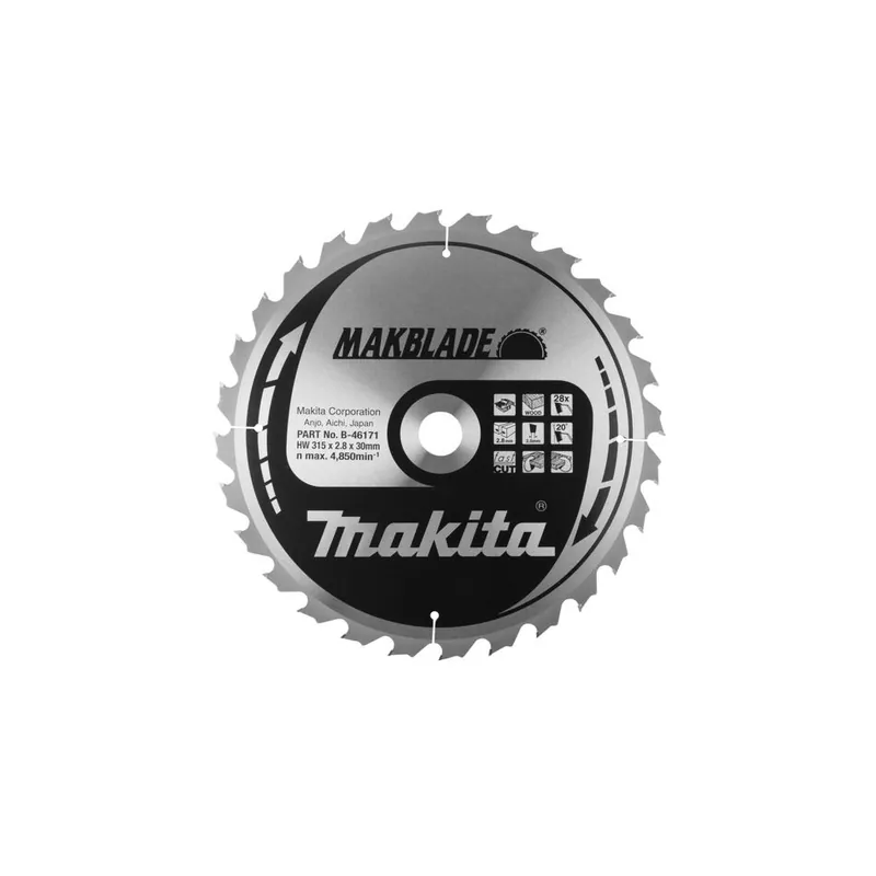 Topprijs - Makita B-46171 Tafelzaagblad hout