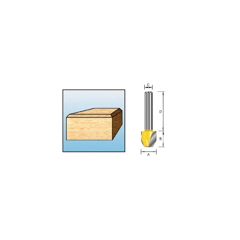 Makita D-10665 Afkantfrees 45gr S8 - Flitsaanbieding