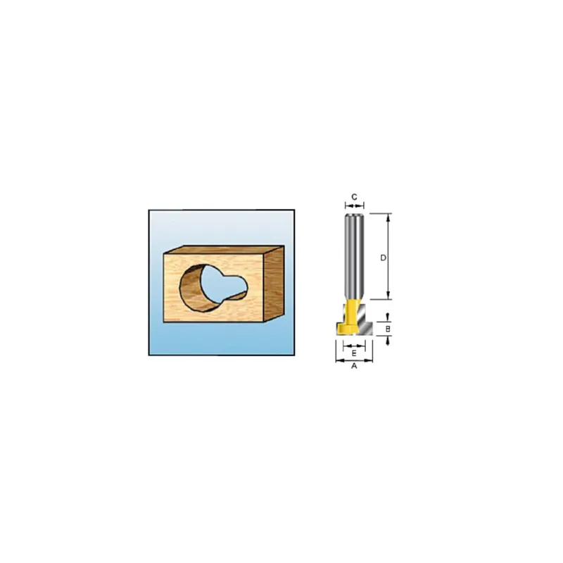 Voordelig | Makita D-11988 Sleutelgatfrees 9,53 S8