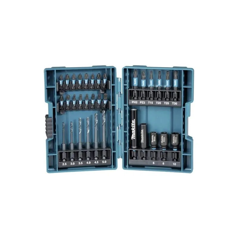 Veel voordeel - Makita B-66896 Boor-/slagschroefbitset 33-delig