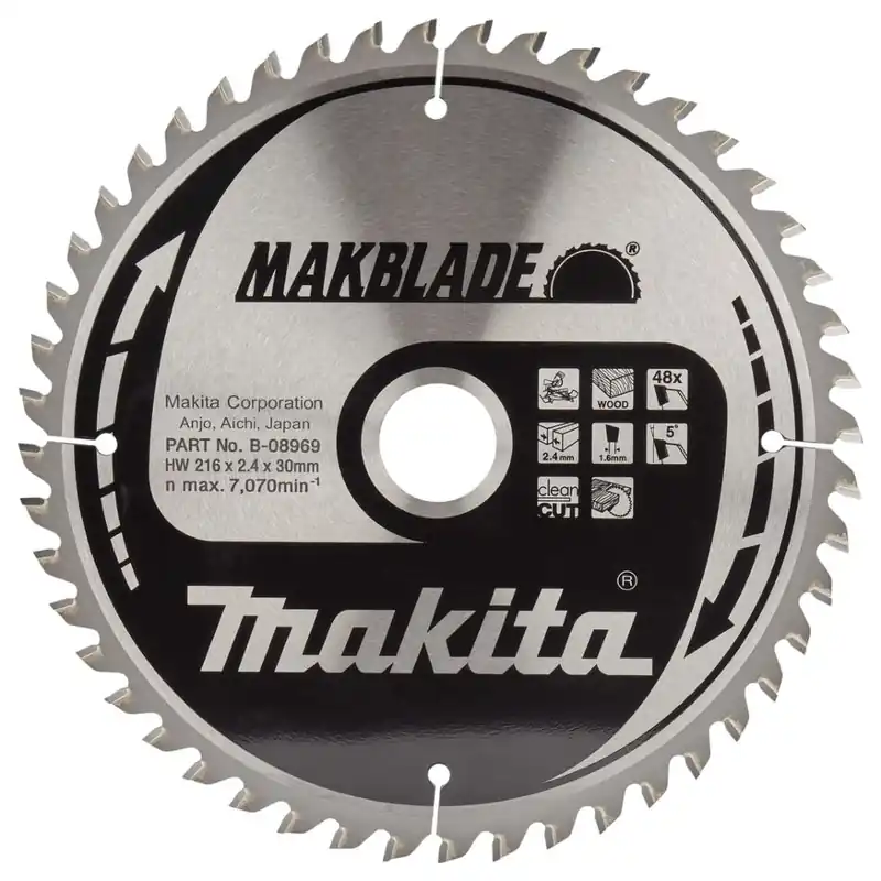 Aanbieding loopt bijna af - Makita B-08969 Afkortzaagblad Hout