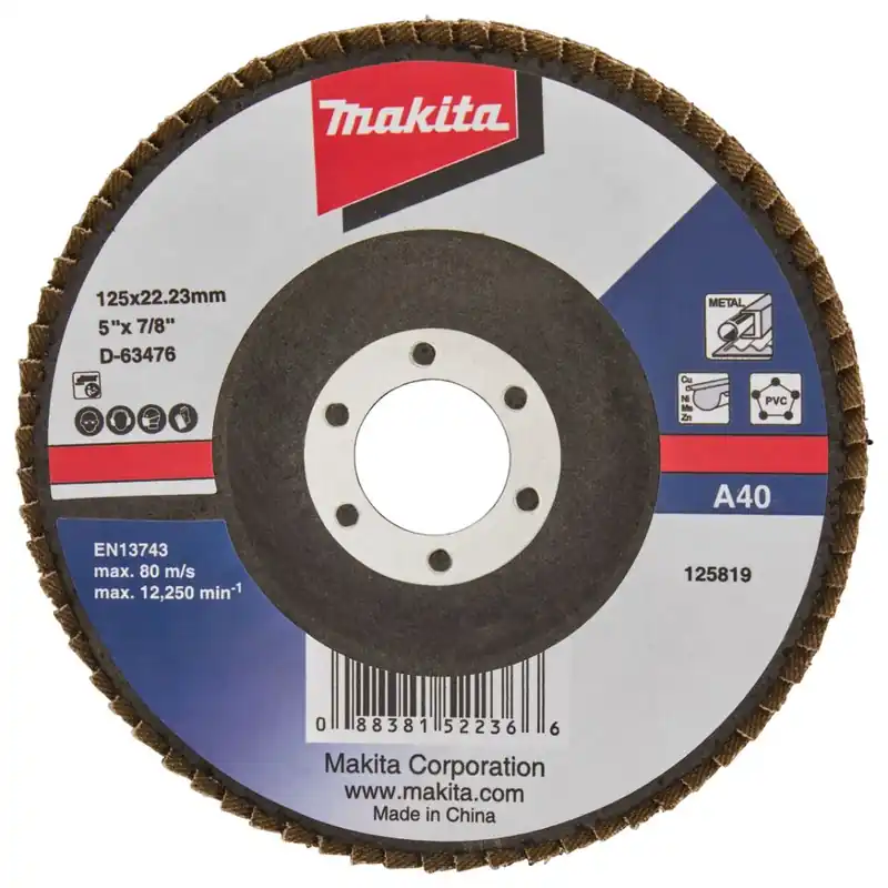 Makita D-63476 Lamellenschijf 125mm A40 - Direct bestellen