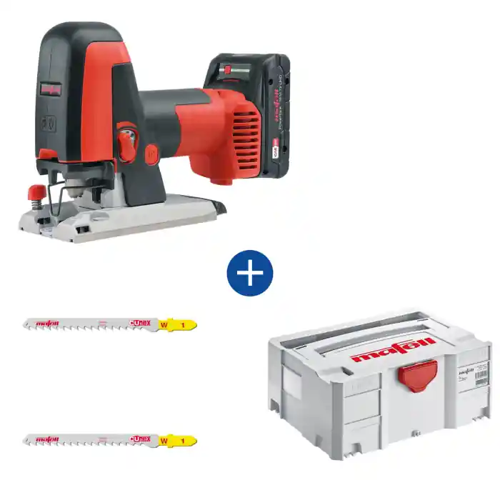 Mafell PS 2-18 Pure Decoupeerzaagmachine + zaagbladen | Direct van de fabrikant