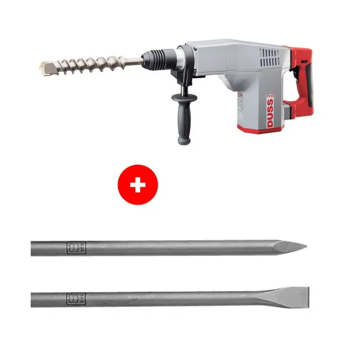 Duss - PX96SET Combihamer SDS-max - incl. SMX4 - FMX4 - Topproduct