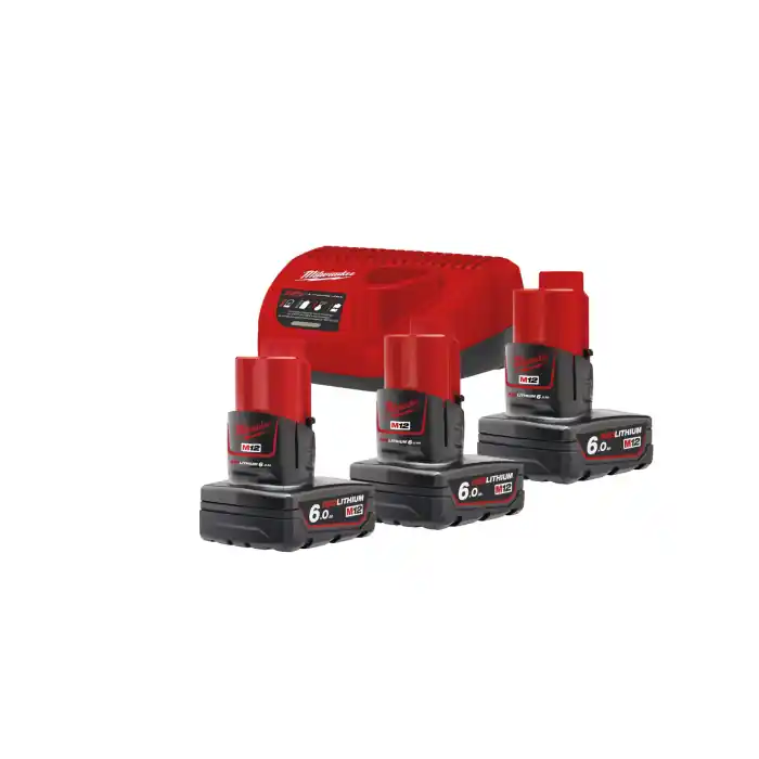 Milwaukee M12™ NRG-603 pack - Hoge kwaliteit