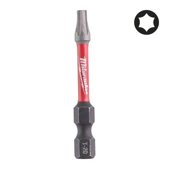 Milwaukee - Schroefbit SHOCKWAVE™ TX20 50 mm (10 stuks) | Koopje