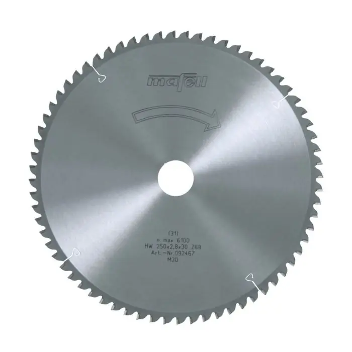 Aanrader - Mafell zaagblad hardmetaal 250mm Z68, FZ/TZ
