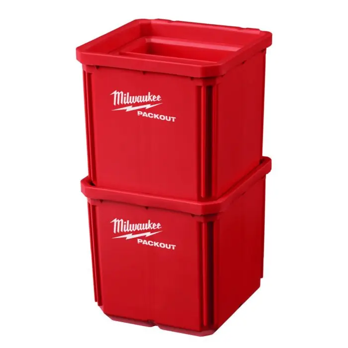 Topkwaliteit - Milwaukee Packout - inzetbakjes - 10x10 cm