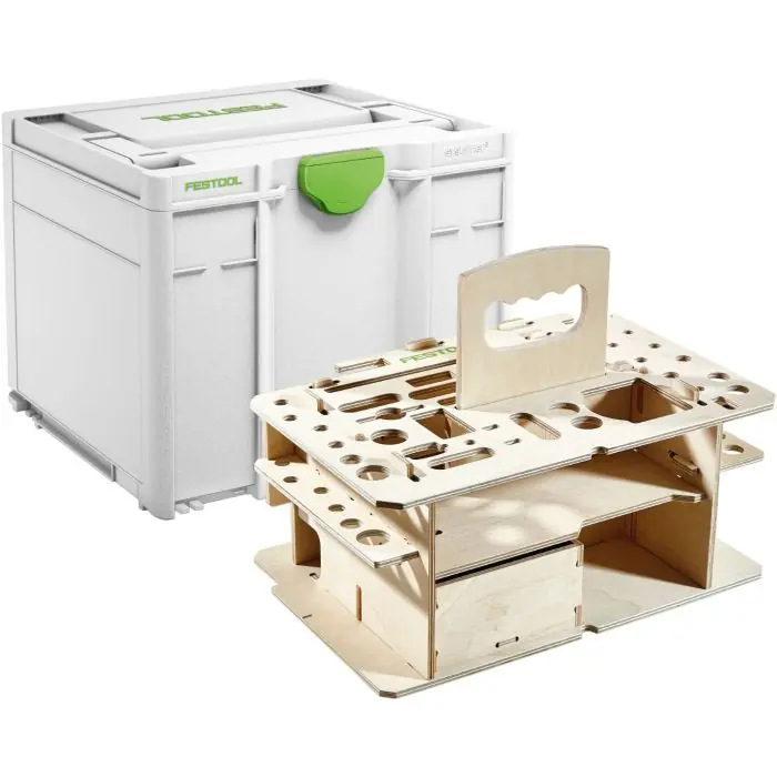Beste prijs | Festool T-loc Systainer 4 + houteninzet voor gereedschap - SYS3 HWZ M 337