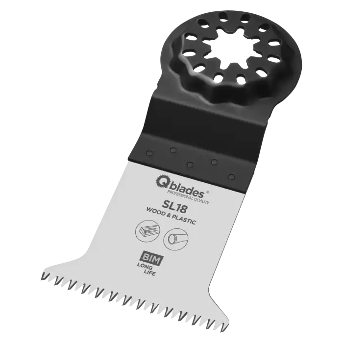 Beste prijs - Qblades - Zaagblad Bi-Metaal Precision - SL18 - 14tpi 50x50mm