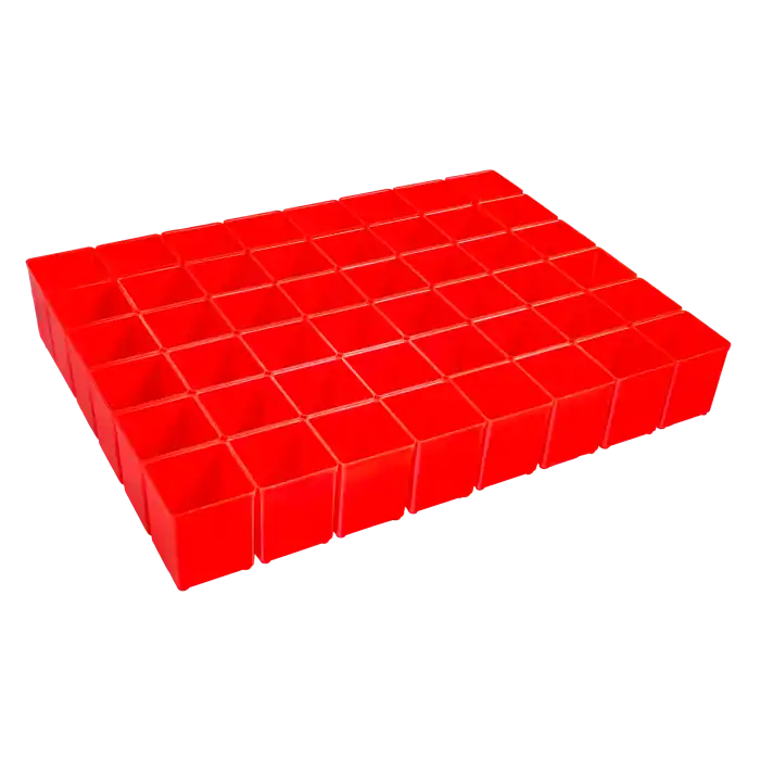 L-BOXX Inzetboxenset A3 rood - voor L-BOXX 102 - 48 stuks | Net gelanceerd