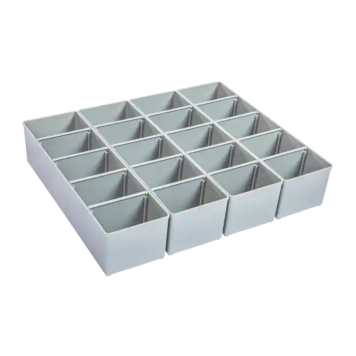 L-BOXX Inzetboxenset I3 Grijs - voor L-BOXX 102 - 4 stuks incl. verdelers | Veel voordeel