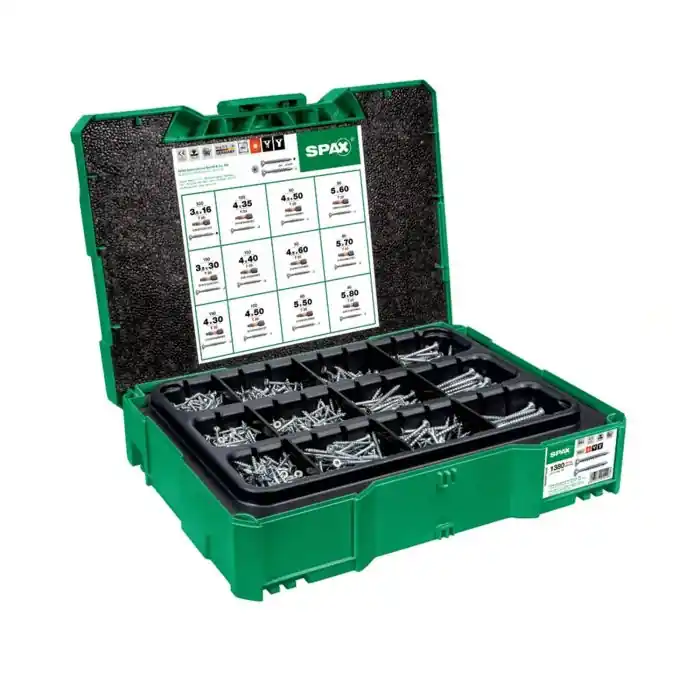 Bestel vandaag | Spax - T-loc systainer - I WIROX + complete schroevenset