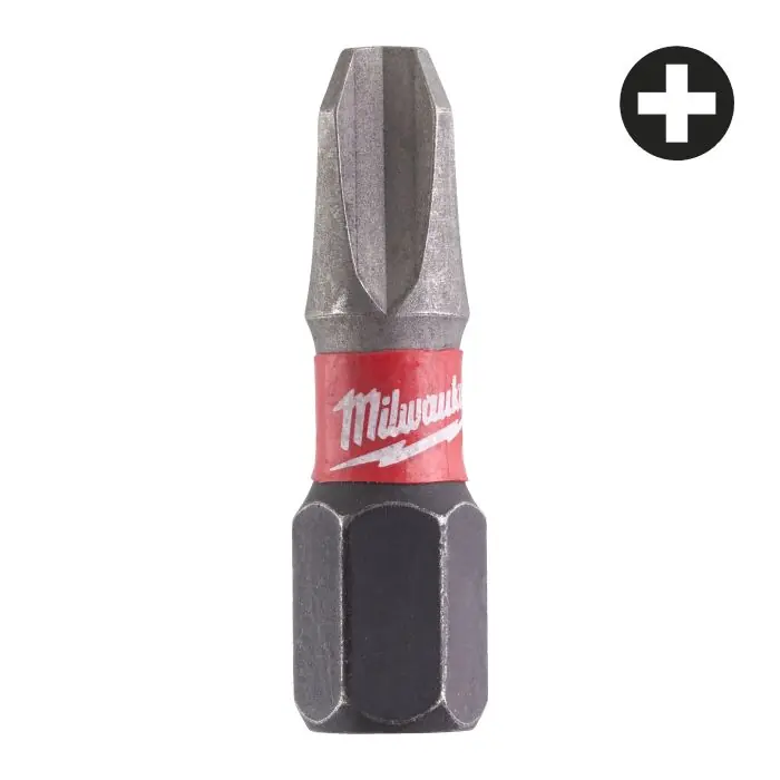 Milwaukee - Schroefbit SHOCKWAVE™ PH3 25 mm (2 stuks) - Vanaf nu beschikbaar