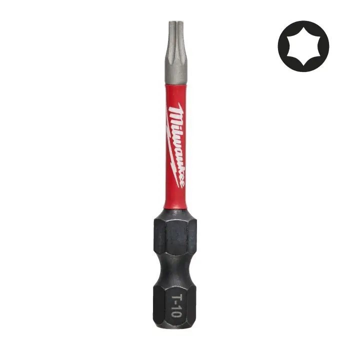 Prijsverlaging | Milwaukee - Schroefbit SHOCKWAVE™ TX10 50 mm