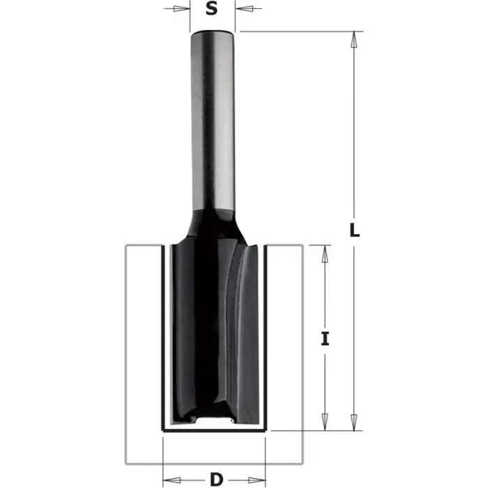 Actie - CMT - Rechte bovenfrees (contractor) , HW - D=20 x 25mm L=56 - S=8 Z2