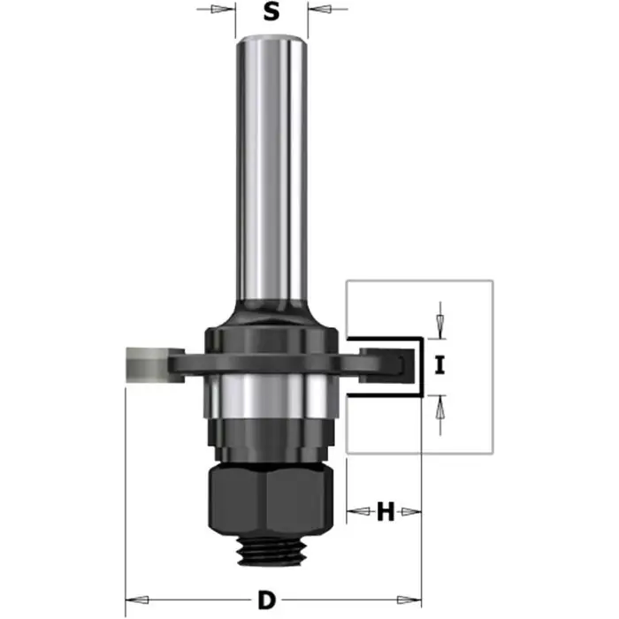Trending - CMT - Laterale schijffrees (contractor), HW - D=40 x 3mm - S=8 Z2