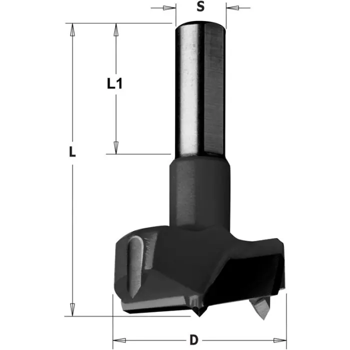 Aanbieding | CMT - Cilinderkopboor D=22 - rechts - D=22mm - LT=57,5mm - S=10x26mm Z2+V2 - RH (rechtsdraaiend) HW