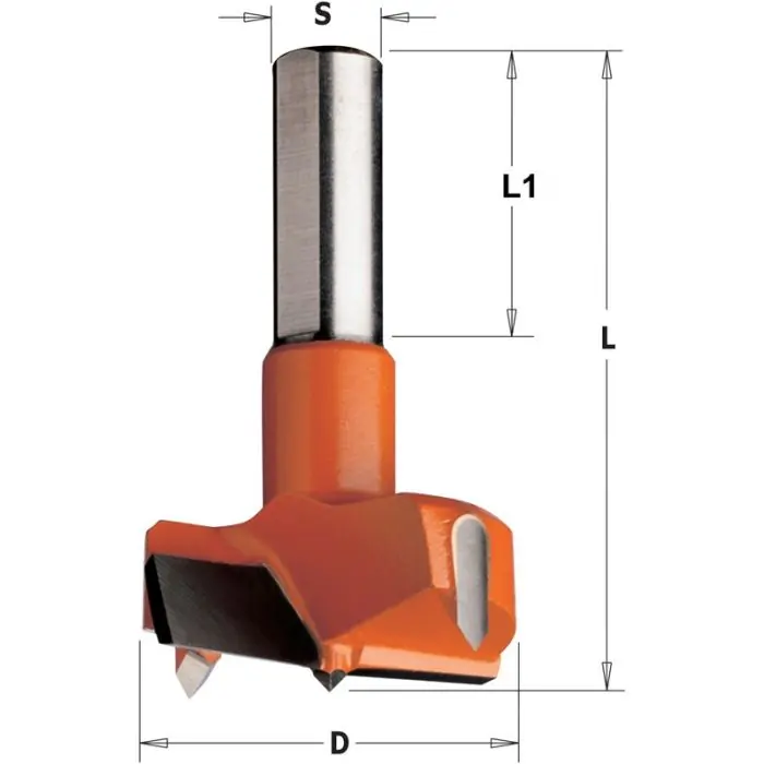 Zolang de voorraad strekt | CMT - Cilinderkopboor D=20 - links - D=20mm - LT=77mm - S=10x30mm Z2+V2 - LH (linksdraaiend) HW