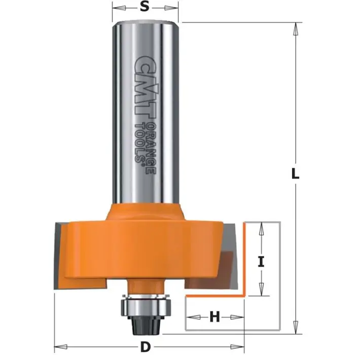 Premium | CMT - Rabatfrees - HW - D=34,9 x 12.7mm L=59 - S=8 Z2