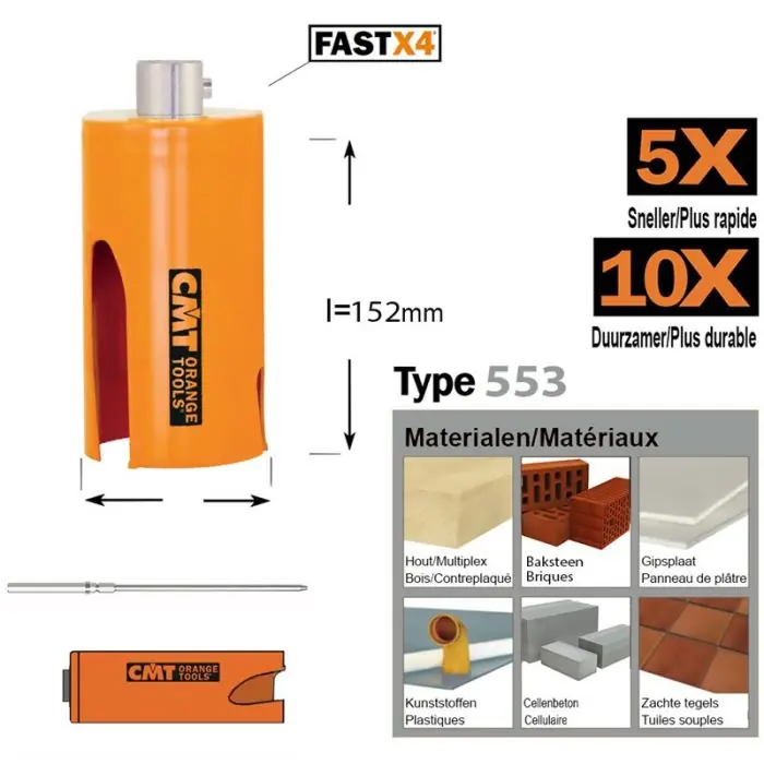 Shop nu - CMT - Gatzaag - multi-construct D=32mm - D=32mm I=152mm