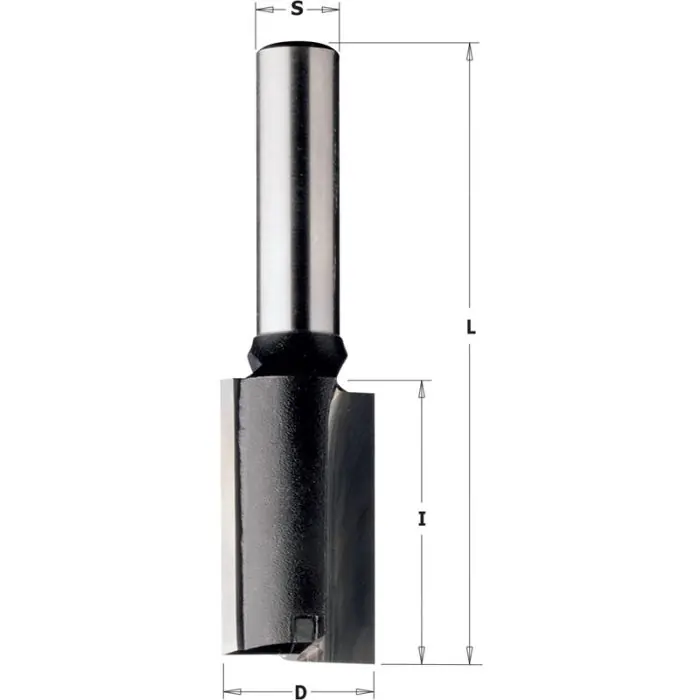 CMT - Rechte groeffrees, HW - D=35 x 35mm L=90 - S=12 Z2+1 | Fabrieksprijs