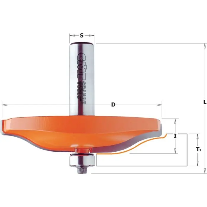 Korting | CMT - Horizontale bossingfrees - HW - D=82,5 x 15mm L=64,6 - S=12,7 Z2