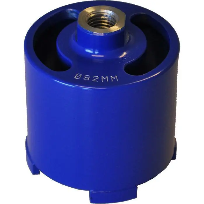 Online kopen | AMW Diamantboor 82mm 4 segment drooggebruik bovensleuf