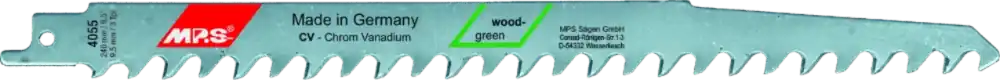 MPS reciprozaagblad CrV hout en plaat grof Profi Wood Line lengte 240mm TPI 3 - blister van 5 stuks | Prijs verlaagd