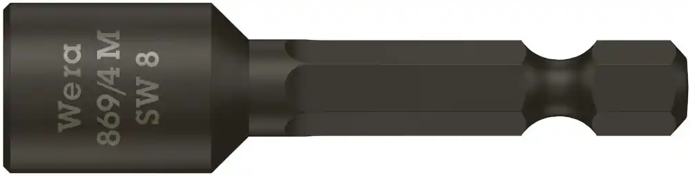 Wera dopbit 8.0mm magnetisch 1/4" 50mm - Nieuw product