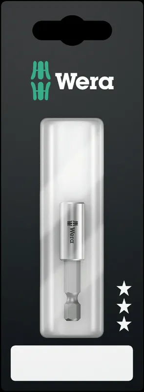 Veel gekozen | Wera bithouder RVS magnetisch 75mm 1/4" met sterke spanring