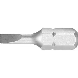 Wekador bit sleufkop SL 25mm 1/4" 0,6x3,5 pro - set van 10 stuks | Veilig betalen