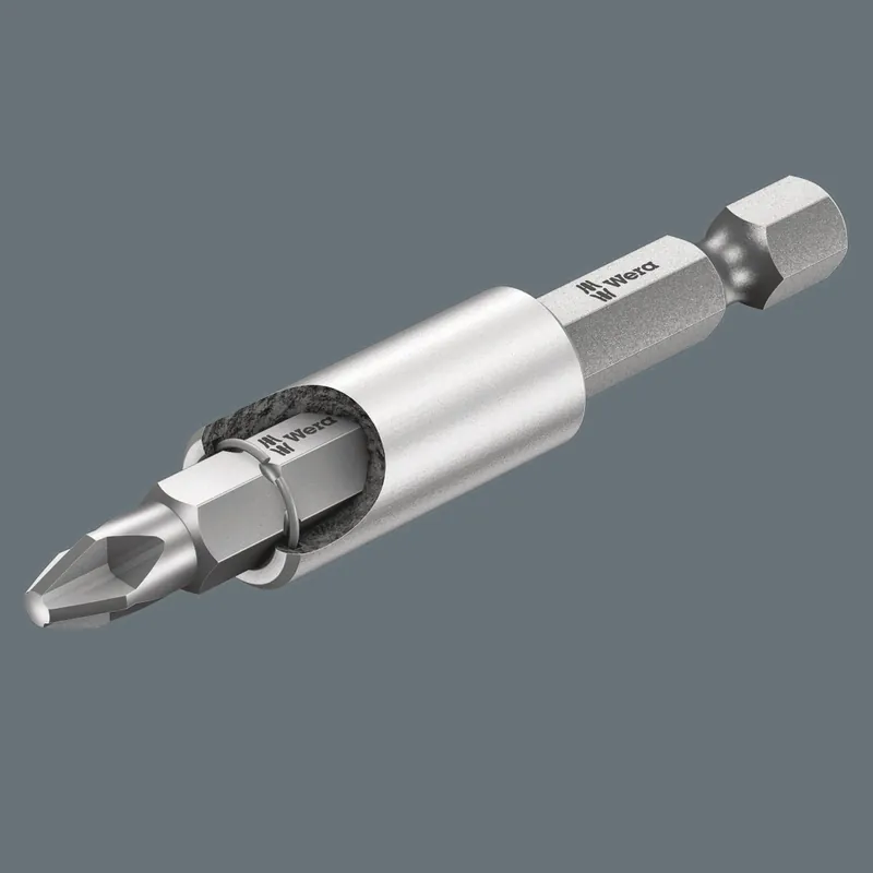 Wera bithouder magnetisch 75mm 1/4" met veerring | Rechtstreeks van de fabrikant