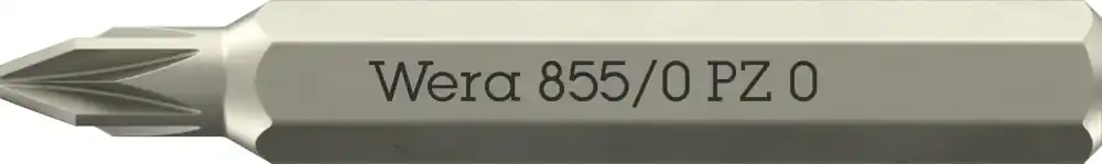 Makkelijk bestellen | Wera 855/0 Micro bits Pozidriv PZ0 - per 10 stuks