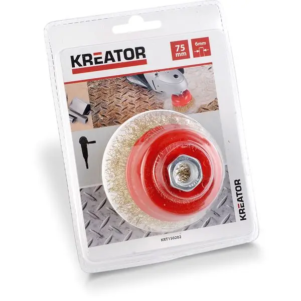 Voordelig | Kreator komborstel haakse slijper m14 Ø 75mm verkoperd
